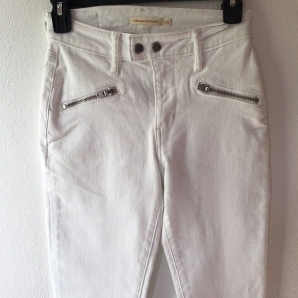 Levi’s 721 Sz 25 Silver Tab High Rise Skinny Jeans - Picture 4 of 8